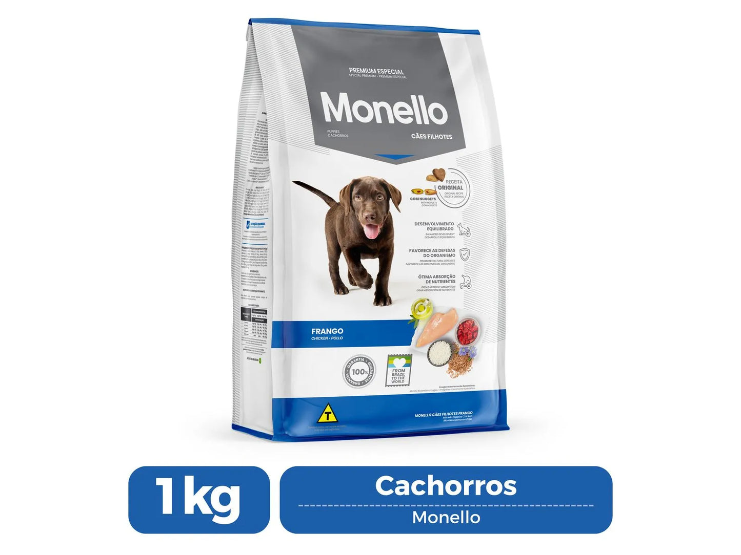 Alimento Para Perro Monello Cachorro Sabor Pollo