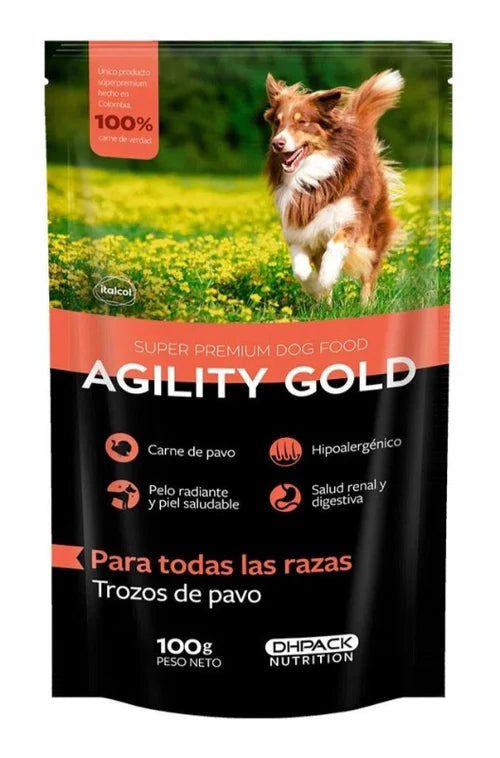AGILITY GOLD POUCH PAVO X 100 GR