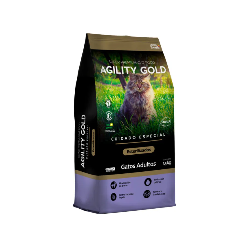Agility Gold Gatos Adultos Esterilizados