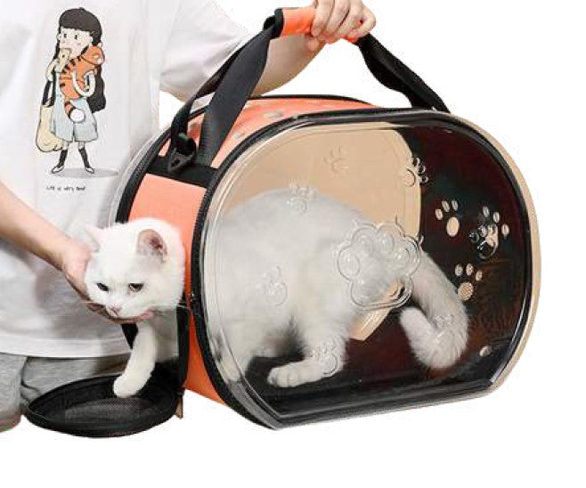 Bolso Transparente Plegable Paw