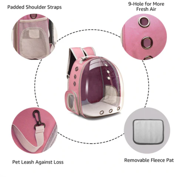 Morral Panorámico para Mascotas
