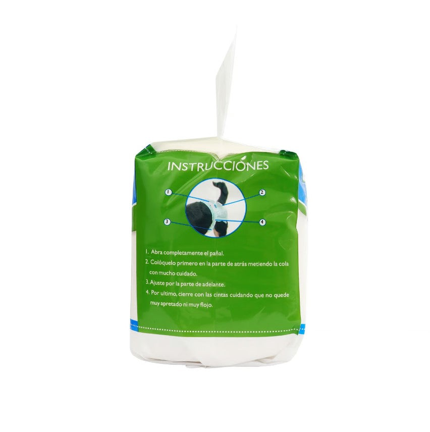 Pañal Perro Pet Diaper Talla L X 10 Unidades