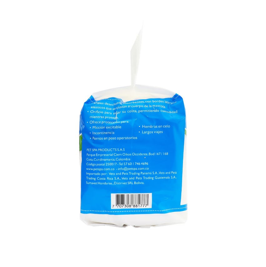 Pañal Perro Pet Diaper Talla L X 10 Unidades