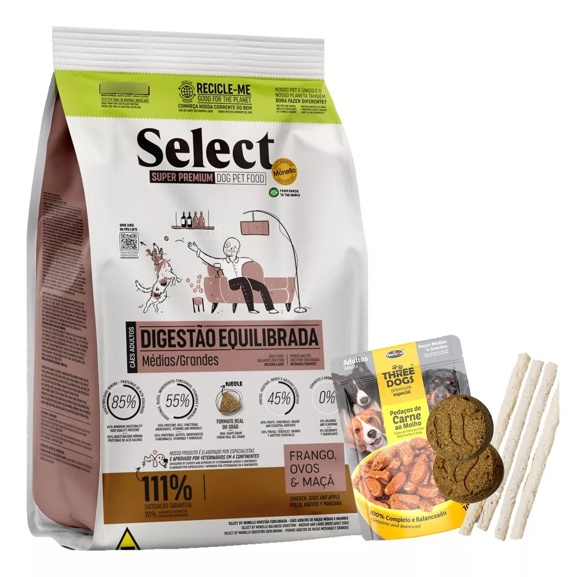 Monello Select Super Premium Digestión equilibrada Medianas/grandes
