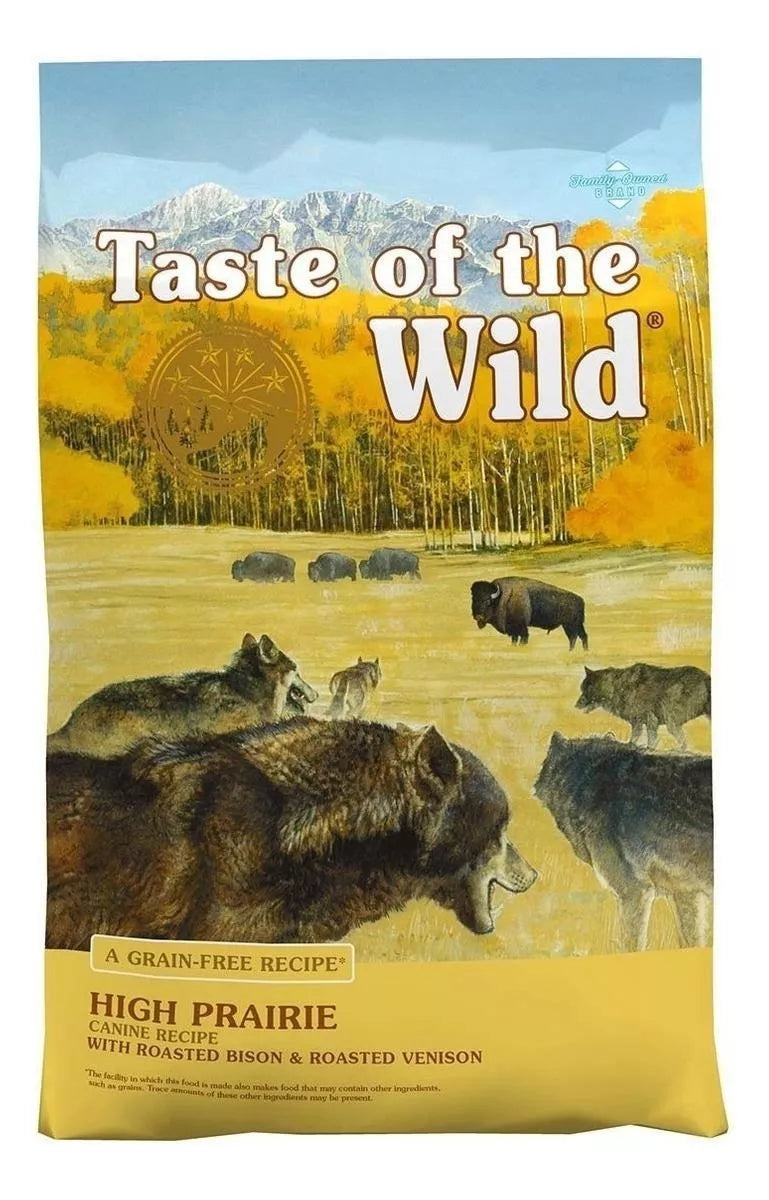 ALIMENTO PARA PERRO TASTE OF THE WILD HIGH PRAIRIE ADULTO "Bisonte Asado y Venado Asado"