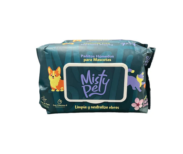 Pañitos Húmedos Para Mascotas Misty Pet - x50 und
