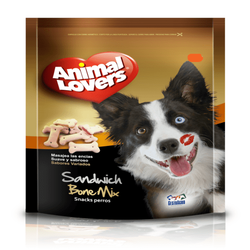 Snack Para Perro Animal Lovers Galleta Sandwich Bone - 200 Gr