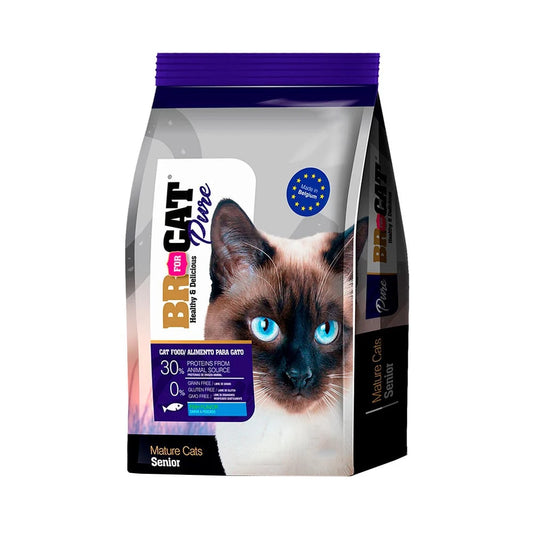 BR for Cat Pure para gatos senior de sabor a Pescado